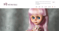 Desktop Screenshot of notonlydolls.com